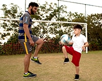 Implantação - Campo de futebol do loteamento