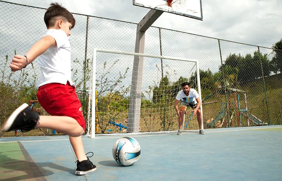 Quadra Poliesportiva do loteamento
